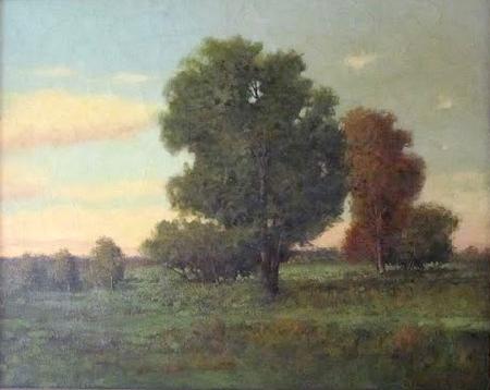 Charles S. Dorion summers day landscape oil painting image
